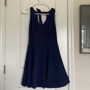Navy mini dress
